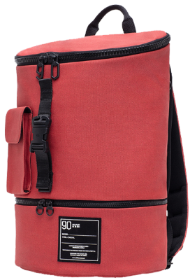 Рюкзак Xiaomi 90 Points Chic Leisure Backpack  Female Red  Крепкий и надёжный материал рюкзака • Водонепроницаемый • Вместительный • Отделение органайзер