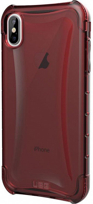 Чехол Urban Armor Gear Plyo для iPhone Xs Max (Crimson)  Высокая прочность подтвержденная тестами • Усиленные углы • Малые вес и толщина