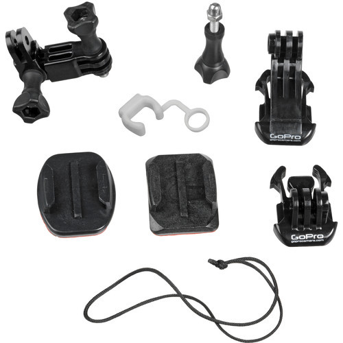 Комплект сменных креплений GoPro Grab Bag of Mounts AGBAG-001  Удобный набор запасных крепежей для GoPro на все случаи жизни • для всех камер GoPro