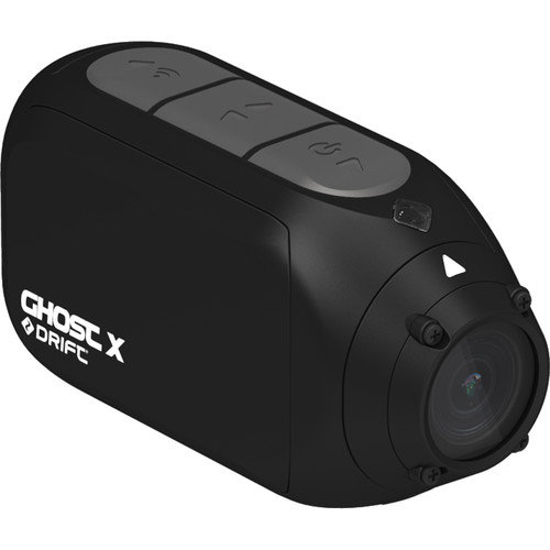 Экшн-камера Drift Ghost X  Угол поворота объектива: до 300 градусов • Качество видеозаписи: 1080р FullHD • Режим съёмки при слабой освещённости • Беспрерывность работы на полном заряде – до 5 часов