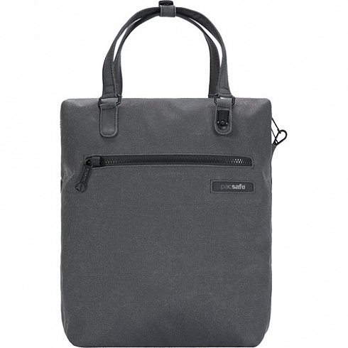 Сумка-рюкзак-антивор Pacsafe Intasafe Backpack Tote 13L Charcoal  Удобный и надежный • Противоугонные технологии • Умные застежки-молнии