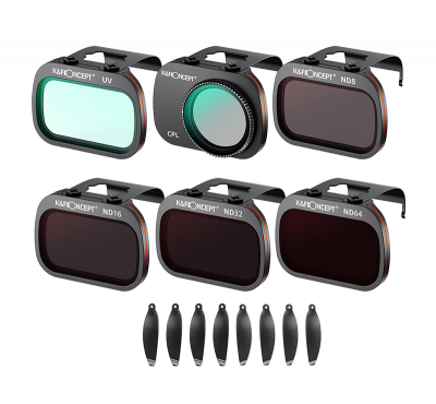 Набор светофильтров K&F Concept для DJI Mini/Mini 2/SE (6-in-1) + лопасти