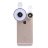 Объектив + кольцо с селфи-лампой для iPhone и других телефонов — 6 in 1 Lens With Selfie Ring Silver  - Объектив с LED-подсветкой для селфи и макро для iPhone и других телефонов — 6 in 1 Silver 