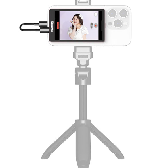 Монитор для селфи KingMa VL-PH02 MAX MagSafe  Тип матрицы TFT • Диагональ экрана 3.97 дюйм • Type-C • Встроенный аккумулятор, Type-C • Apple MagSafe • Wi-Fi подключение • Мощность (макс) 1.75 Вт • Напряжение 3.4 В • Время зарядки 2.5 ч • Ёмкость аккумулятора 920 мАч • Время работы до 2 ч