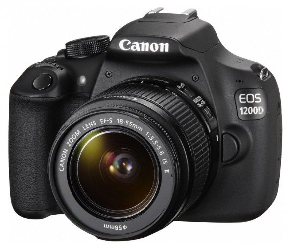 Зеркальный фотоаппарат Canon EOS 1200D Kit EF-S 18-55 IS II  18-мегапиксельный CMOS-датчик • Прекрасные снимки в условиях низкой освещенности • Мощный процессор DIGIC