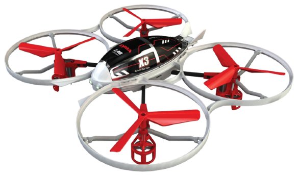 Радиоуправляемый квадрокоптер (дрон) Syma X3  Квадрокоптер • Управление: радиоканал • Время полета до 8 мин