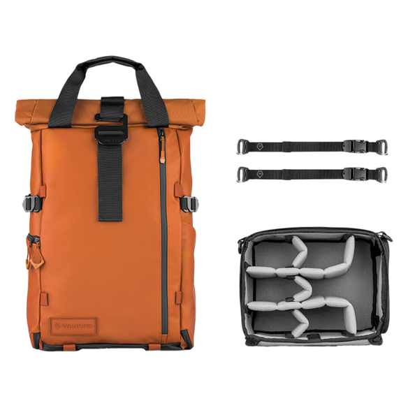 Рюкзак WANDRD PRVKE V4 31L Photography Bundle Оранжевый  Объём 31 л • Быстрый доступ к камере • Крепление для штатива • Отделение для ноутбука/планшета • Потайной карман: AirTag