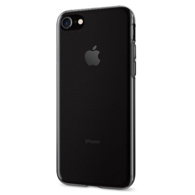 Чехол Spigen для iPhone 8/7 Liquid Crystal Jet Black 042CS20846  Ультра-тонкий прозрачный чехол от Spigen