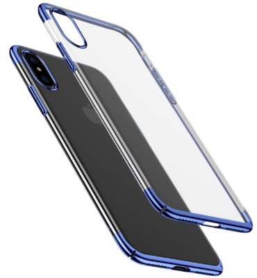 Чехол Baseus Glitter Case Blue для iPhone X/XS