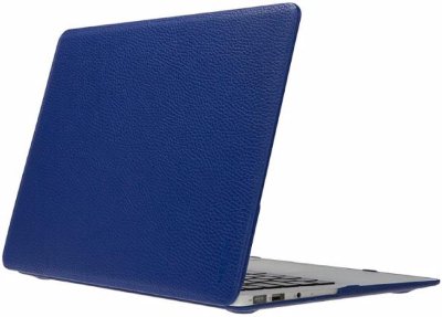 Чехол-накладка Heddy Leather Hardshell Blue для MacBook Pro 15 Retina  Надежная защита устройства • Чехол из кожи • Стильный внешний вид