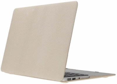 Чехол-накладка Heddy Leather Hardshell Beige для MacBook Pro 15 Retina  Надежная защита устройства • Чехол из кожи • Стильный внешний вид