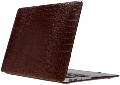 Чехол-накладка Heddy Leather Hardshell Croco Hazelnut для MacBook Pro 15 Retina