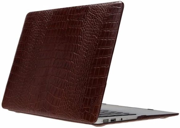 Чехол-накладка Heddy Leather Hardshell Croco Hazelnut для MacBook Pro 15 Retina  Надежная защита устройства • Чехол из кожи • Стильный внешний вид
