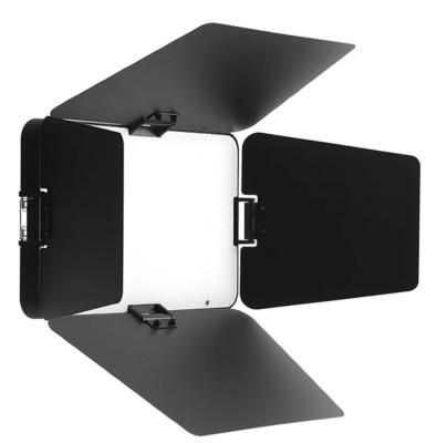 Кашетирующие шторки amaran Barndoor для Pano 60c  Байонет насадки уникальный • Габариты 287 × 186 × 30 мм • Совместимость amaran Pano 60c