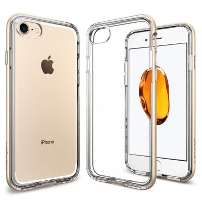 Чехол Spigen для iPhone 8/7 Neo Hybrid Armor Crystal Champagne Gold 042CS20521