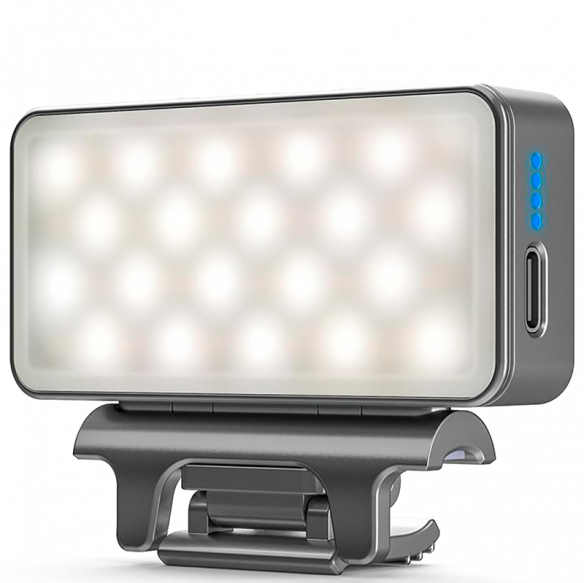 Осветитель Ulanzi VIJIM CL08  • Вид осветителя: LED панель • Мощность (макс): 2 Вт • Цветовая температура: 3000 — 7000 • Питание: встроенный аккумулятор • RGB режим: Нет
