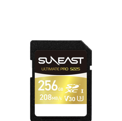 Карта памяти SUNEAST Ultimate Pro S225 Gold SDXC UHS-I V30 256Гб
