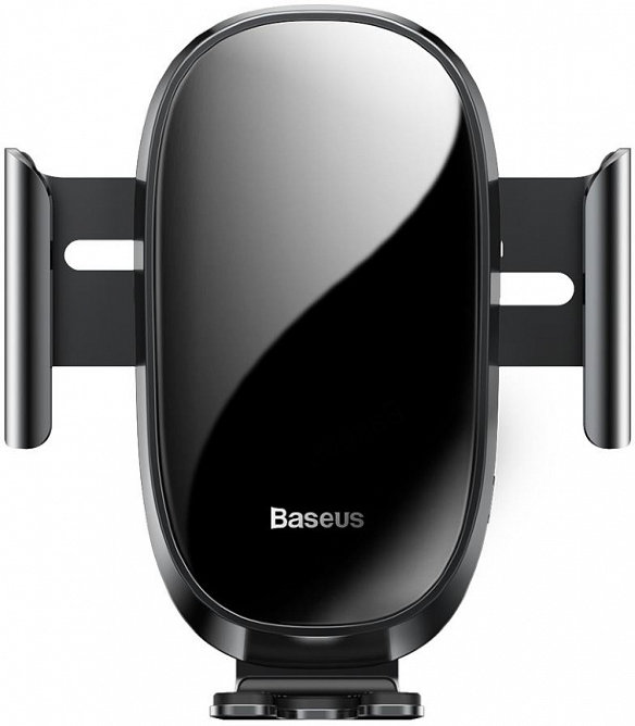 Автомобильный держатель Baseus Smart Car Mount Cell Black  Автоматический зажимной механизм • Установка телефона одной рукой • Стеклянная лицевая панель • Шарнирный механизм • Удобное подключение зарядного кабеля
