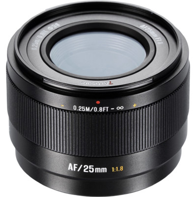 Объектив 7Artisans Lite AF 25mm F1.8 APS-C X-mount  X-mount (Fujifilm) • Покрытие матрицы APS-C • Фокусное расстояние 25 мм • Фокусировка автоматическая • Мотор автофокуса STM • Максимальная диафрагма f1.8 • Минимальная дистанция фокусировки 250 мм • Угол зрения диагональ 58.3°
