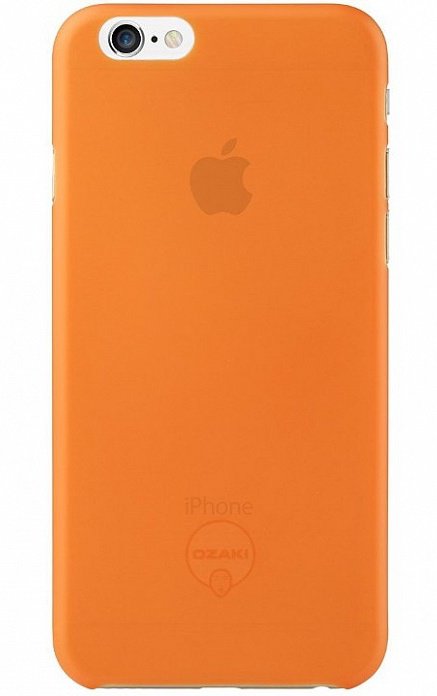 Чехол Ozaki O!coat 0.3 Jelly для iPhone 6S/6 Orange  Не скользит в руках • Не перекрывает доступ к разъемам • Надежная защита от царапин, ударов и сколов • Прочный пластик