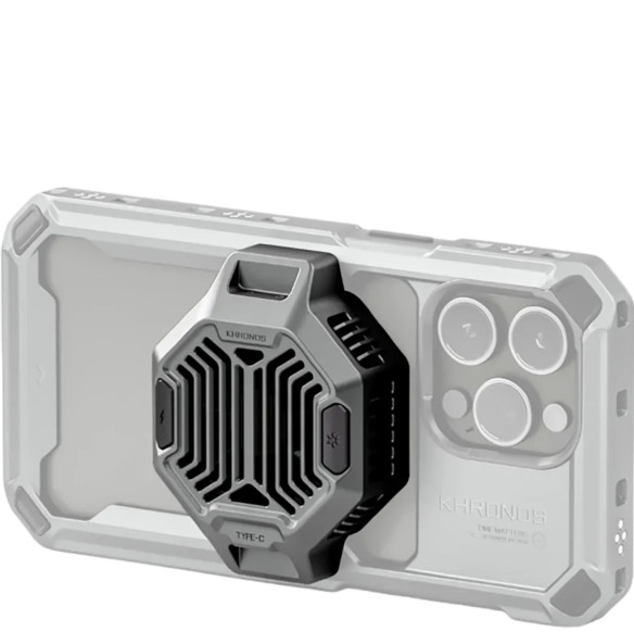 Система охлаждения Tilta Khronos Cooling System Серая  Питание Type-C • Мощность (макс) 22 Вт • Скорость вращения 6700 об/мин