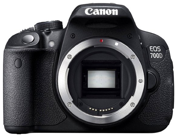 Зеркальный фотоаппарат Canon EOS 700D Body  18-мегапиксельные фотографии и видео в формате Full HD • Без объектива в комплекте • Матрица 18.5 МП (APS-C) • Съемка видео Full HD • Поворотный сенсорный экран 3"
