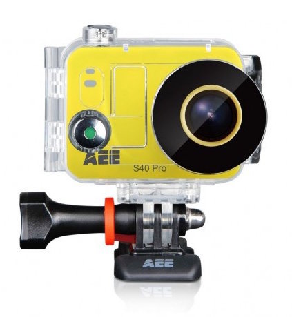 Экшн-камера AEE MagiCam S40 Pro Yellow  Видео Full HD (1080p 60fps) • Матрица 16 Мп • Подводная съемка до 40 метров • Встроенный дисплей 2" • Зум 10x