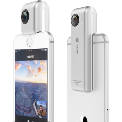 Панорамная камера Insta360 Nano для iPhone с углом обзора 360 градусов