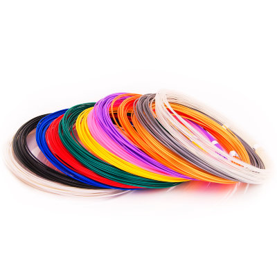 Набор PLA-пластика 1.75мм для 3D-ручек — 11 цветов по 10 метров