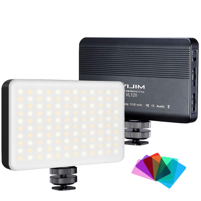 Осветитель Ulanzi VIJIM VL-120 3200-6500K  • Вид осветителя: LED панель • Мощность (макс): 8 Вт • Цветовая температура: 3200 — 6500 • Питание: встроенный аккумулятор • RGB режим: Нет • Светодиоды: 120 шт