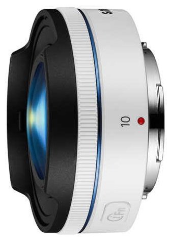 Объектив Samsung NX 10mm f/3.5 Fisheye White (EX-F10ANW)  Объектив типа "рыбий глаз" • крепление Samsung NX • Автоматическая фокусировка • Минимальное расстояние фокусировки 0.09 м