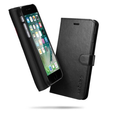 Чехол-портмоне Spigen для iPhone 8/7 Plus Wallet S Black 043CS20543