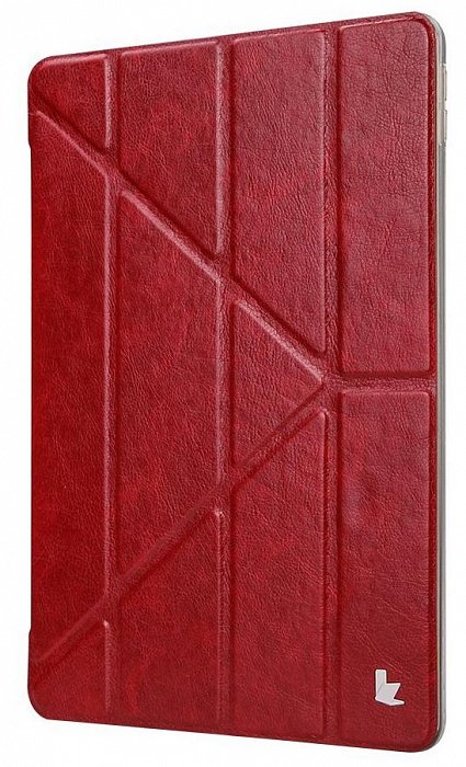 Чехол Jisoncase Magnetic Smart Cover Red для iPad Pro 10.5  Ультратонкий форм-фактор • Стильный полупрозрачный дизайн • Функция подставки