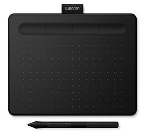 Графический планшет Wacom Intuos S Bluetooth Black CTL-4100WLK-N  Формат рабочей области A6 • 4096 уровней нажатия • Цифровое перо Wacom Pen 4K • Bluetooth 