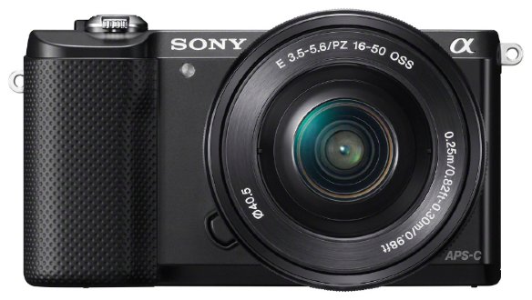 Цифровой фотоаппарат Sony Alpha A5000 Kit 16-50 f/3.5-5.6 E OSS PZ Black  Фотокамера с поддержкой сменных объективов • Байонет Sony E • Объектив в комплекте • Матрица 20.4 МП (APS-C)