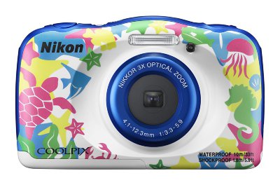 Подводный фотоаппарат Nikon Coolpix W100 Marin  Подводный (до 10 м) • ударопрочный (1,5 м) • морозостойкий • пыленепроницаемый • 13 Мпикс • зум 3х • дисплей 2,7" • видео FullHD 1080p