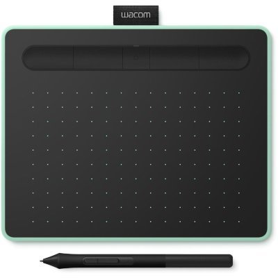 Графический планшет Wacom Intuos S Bluetooth Pistachio CTL-4100WLE-N  Формат рабочей области A6 • 4096 уровней нажатия • Цифровое перо Wacom Pen 4K • Bluetooth 