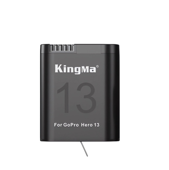 Аккумулятор KingMa 1900mAh для GoPro Hero 13  Тип аккумулятора Li-ion (литий-ионный) • Ёмкость аккумулятора 1900 мАч • Напряжение 3.89 В • Энергия аккумулятора 7.4 Втч • Перезаряжаемый