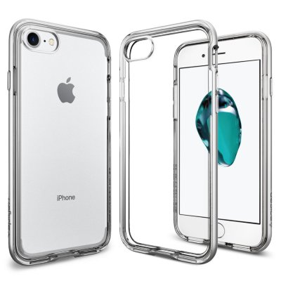 Чехол Spigen для iPhone 8/7 Neo Hybrid Crystal Satin Silver 042CS20676