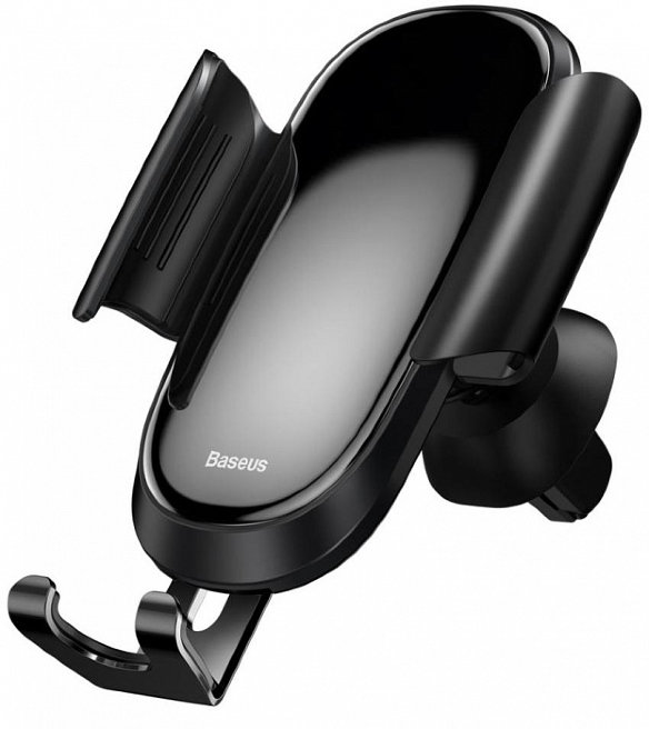 Автодержатель Baseus Future Gravity Black для смартфонов до 6.5&quot;  Простая установка • Шарнирное крепление • Надежная фиксация