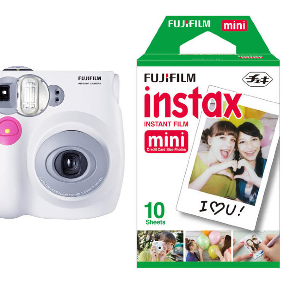 Картридж (кассета) FujiFilm Instax Mini Glossy 10 фото для Instax Mini 7S  Набор на 10 кадров • размер фотографии: 86 x 54 мм • Для Fujifilm Instax серии Mini и Polaroid Pic 300
