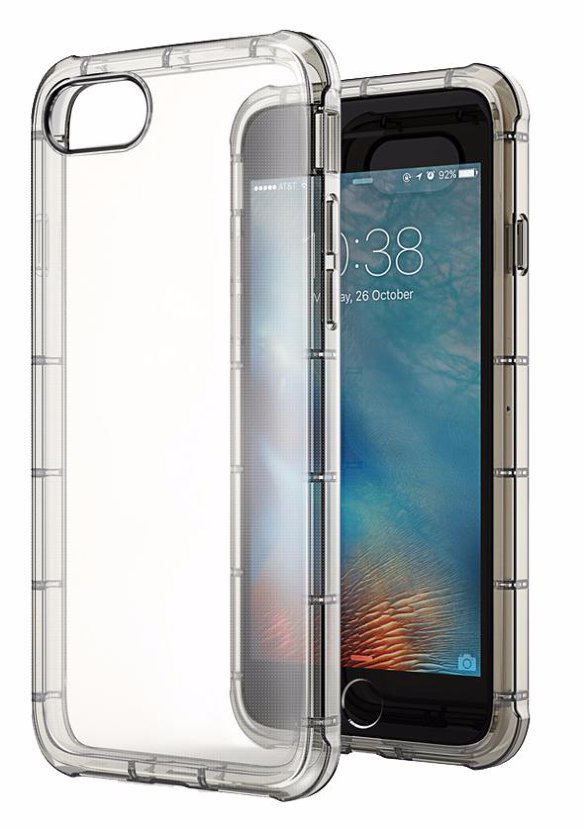 Чехол Anker ToughShell Air Grey для iPhone 8/7 Plus A70561A1  Прозрачный и тонкий чехол накладка с системой «воздушной подушки» для iPhone 8/7 Plus