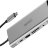 USB-хаб Wiwu Apollo Expander USB-C Space Grey для MacBook и USB-C устройств  - USB-хаб Wiwu Apollo Expander USB-C Space Grey для MacBook и USB-C устройств