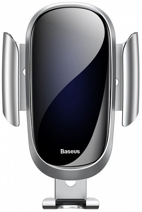 Автодержатель Baseus Future Gravity Silver для смартфонов до 6.5&quot;  Простая установка • Шарнирное крепление • Надежная фиксация