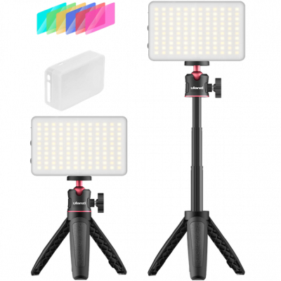 Комплект Ulanzi VIJIM LED Video Lighting Kit (VL-120+MT-08)х2  • Вид осветителя: LED панель • Цветовая температура: 3200 — 6500 • Питание: встроенный аккумулятор • RGB режим: Нет • Светодиоды: 120 шт