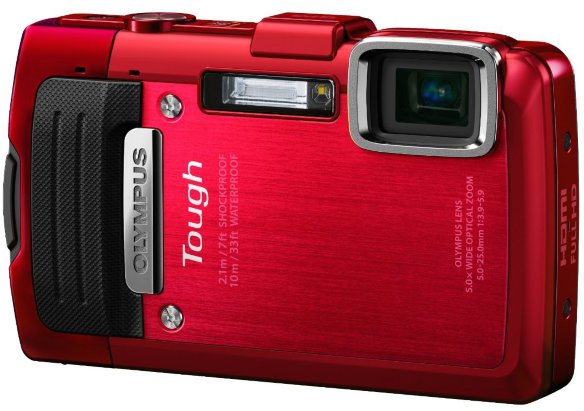 Подводный фотоаппарат Olympus Tough TG-830 iHS Red  Подводный (до 10 м); • Ударопрочный (до 2,1 м); • Морозостойкий (до -10°C); • Пыленепроницаемый; • GPS; • 16 Мпикс; • Зум 5х; • Дисплей 3"; • Видео FullHD 1080p