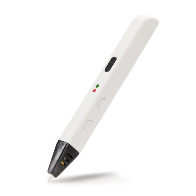 3D ручка SPIDER PEN SLIM White с USB-зарядкой (трафареты в комплекте)