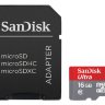 Карта памяти SanDisk Ultra microSDHC 16 Gb Class 10 UHS-I 30 MB/s + Adapter