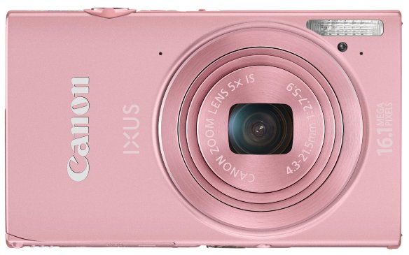 Цифровой фотоаппарат Canon IXUS 240 HS Light Pink  Матрица 16.1 МП (1/2.3") • Съемка видео Full HD •  Оптический зум 5x •  Сенсорный экран 3.2" • Wi-Fi