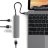USB-хаб (концентратор) Satechi Aluminum Type-C Slim Multi-Port Adapter 4K Space Gray для MacBook Pro / Air / iMac / iPad Pro  - USB-хаб (концентратор) Satechi Aluminum Type-C Slim Multi-Port Adapter 4K Space Gray для MacBook Pro 13"/15" и MacBook 12"